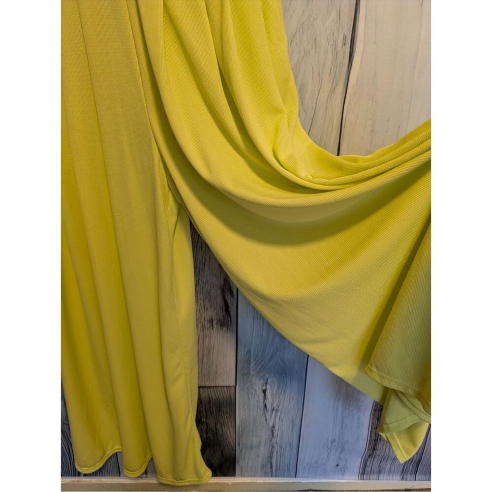 NWT Halara V Neck Short Sleeve Side Pocket Wide Leg Flowy Jumpsuit. Size Large - Picture 11 of 13
